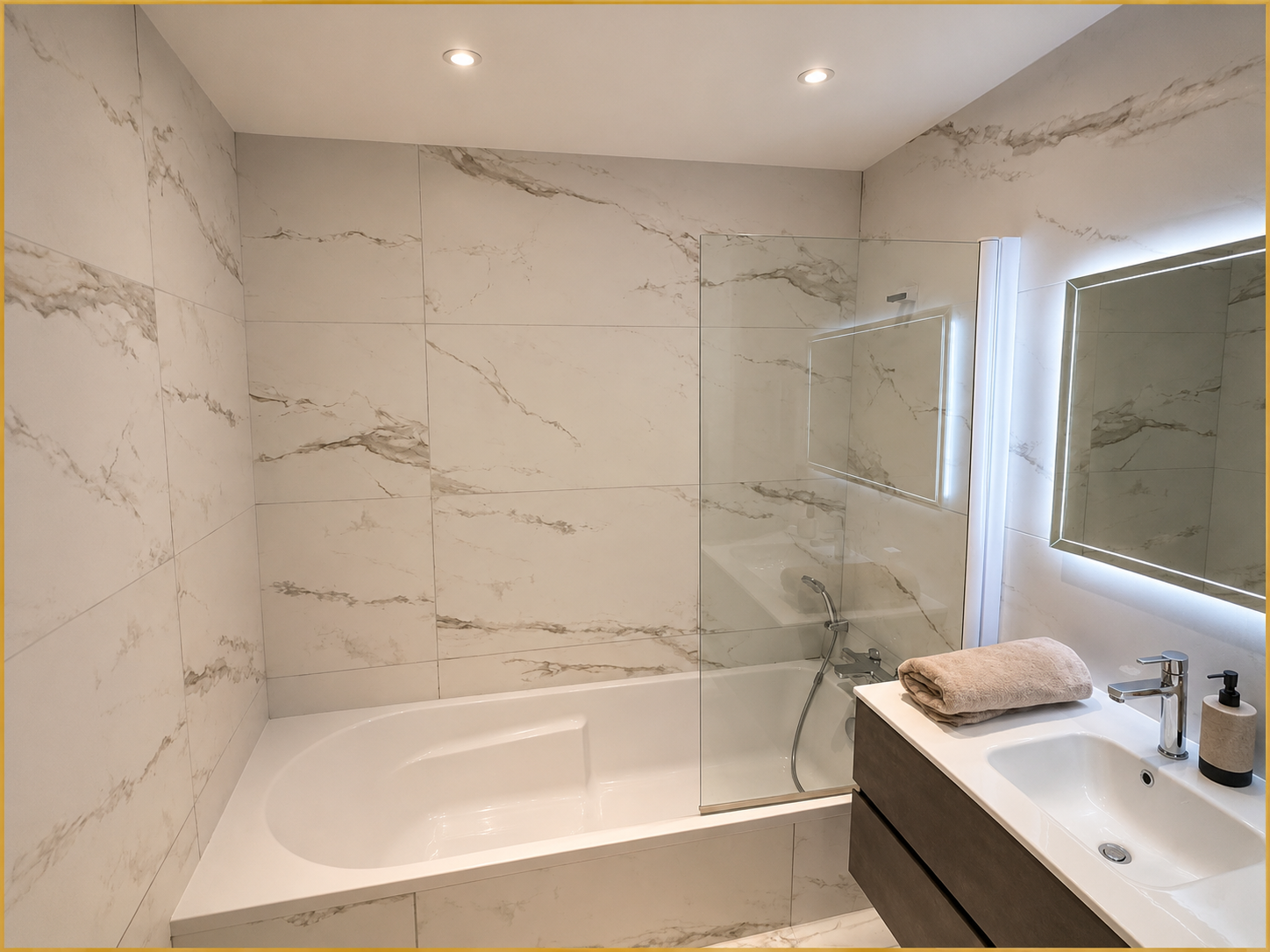Salle de bain nettoyée par Alpes Pro Savoie